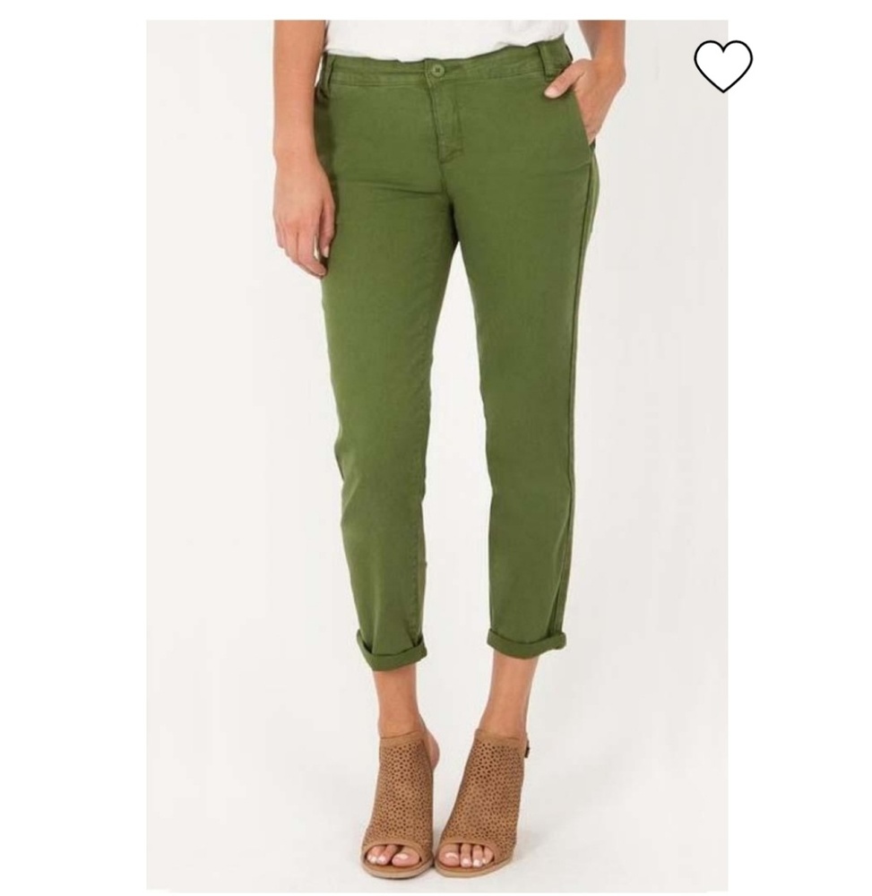 Green Crop Trouser